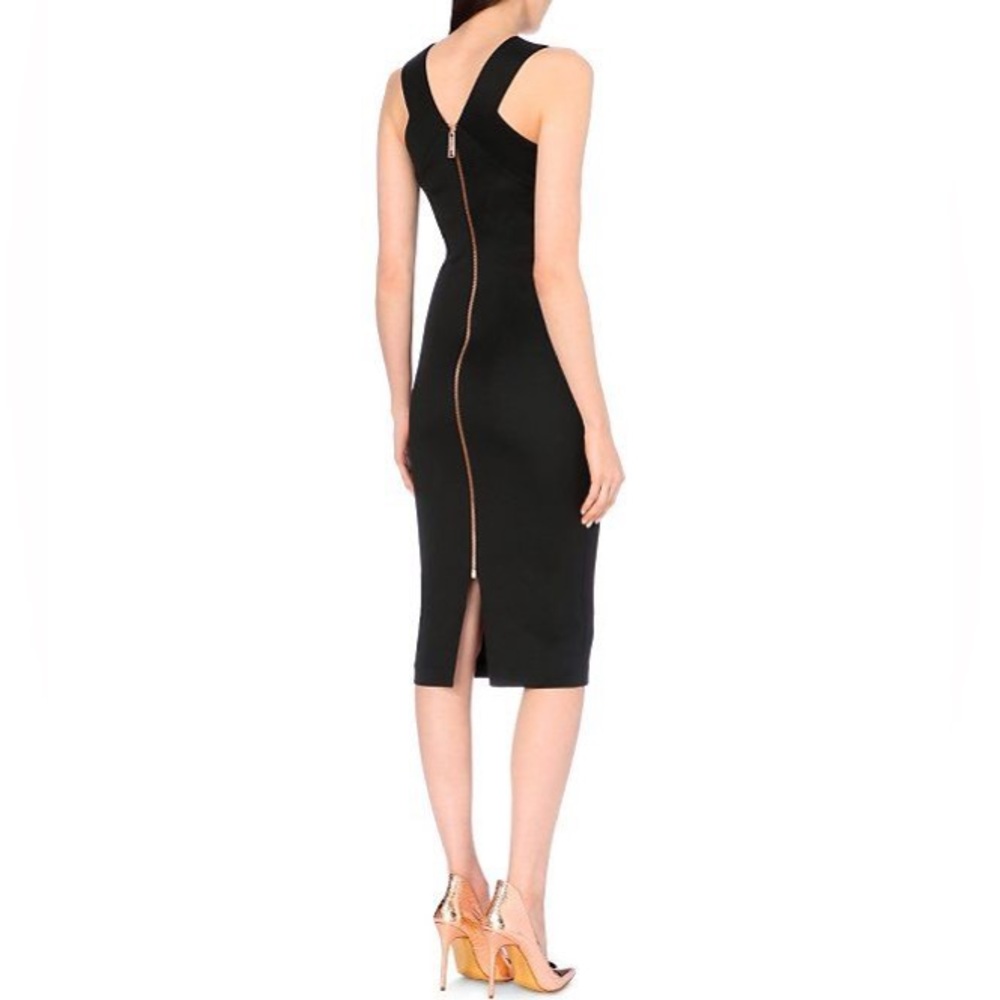 Ted Baker London Black Body-con Midi Dress US Size 6